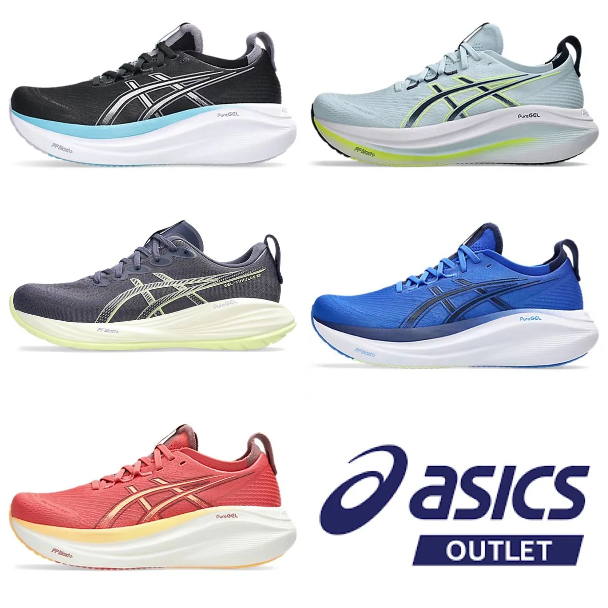 ASICS Gel-Nimbus & Gel-Cumulus Trainers