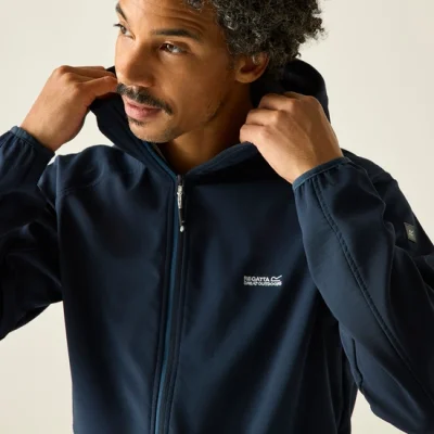 Regatta Men's Arec III Softshell Jacket - Navy (S-3XL) / Ash Black (S, L, XXL)