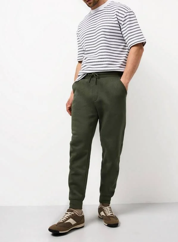 Ultimate Stone & Khaki Cuffed Joggers 2 Pack (S/M)