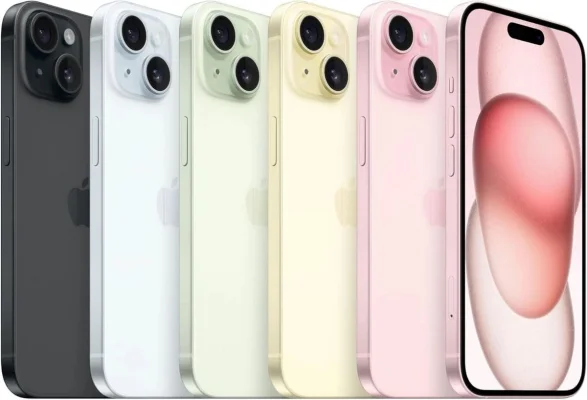 Apple iPhone 15 Smartphone 128GB/256GB/512GB All Colours Very Good Refurbished
