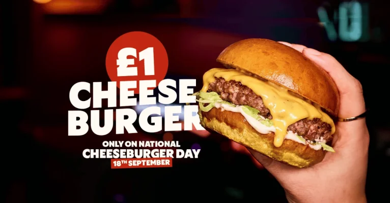 Classic Cheeseburger or Beef Burger with Drink Purchase (Code Required)