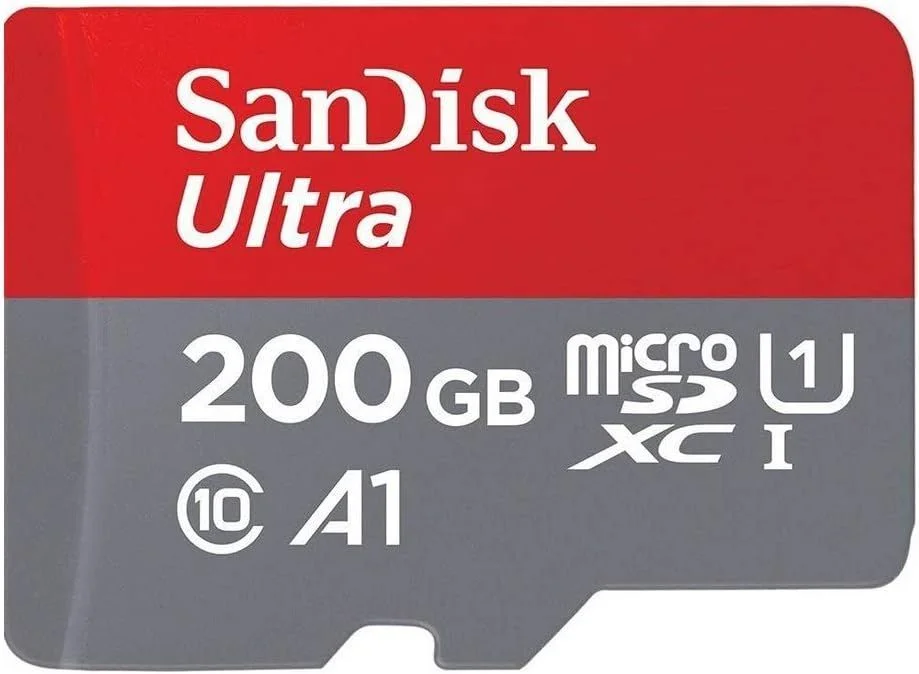 SanDisk Ultra 200GB MicroSDXC UHS-I Memory Card with SD Adapter - Standard Packaging