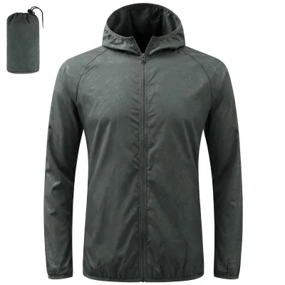 Men's Waterproof Lightweight Rain Jacket, Sizes M–XL