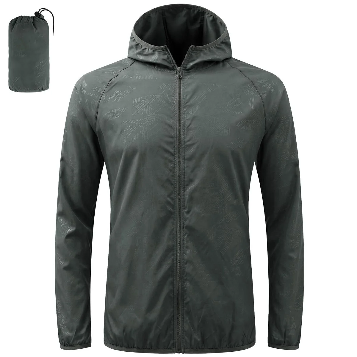 Men's Waterproof Lightweight Rain Jacket, Sizes M–XL
