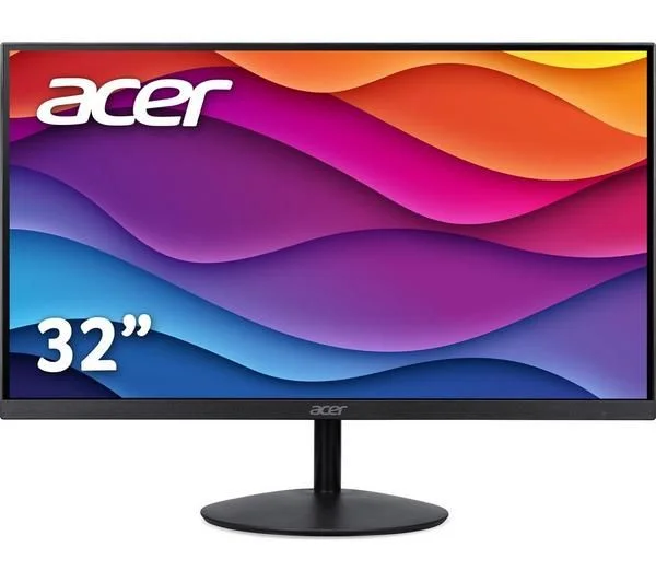 Acer SA322QK 32” 4K Ultra HD VA LCD Monitor, Black