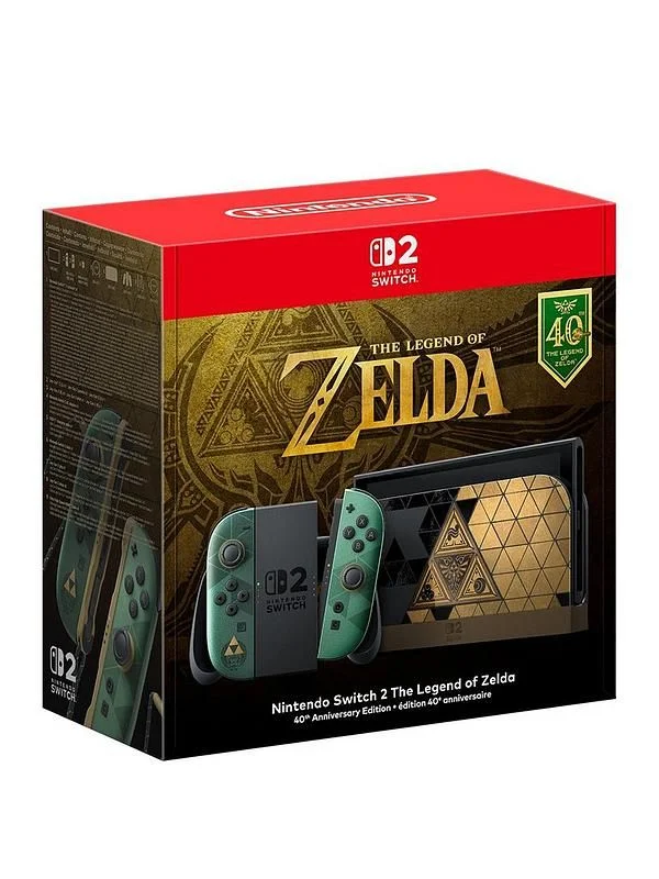 Nintendo Switch 2 The Legend of Zelda 40th Anniversary Edition Console Pre-order