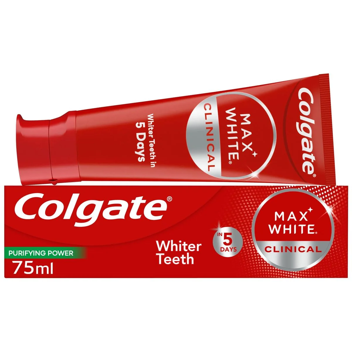 Colgate Max White Clinical Purifying Power Toothpaste 75ml